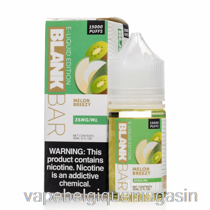 Vape Juice Melon Breezy - Sels De Barre Vierges - 30 Ml 50 Mg